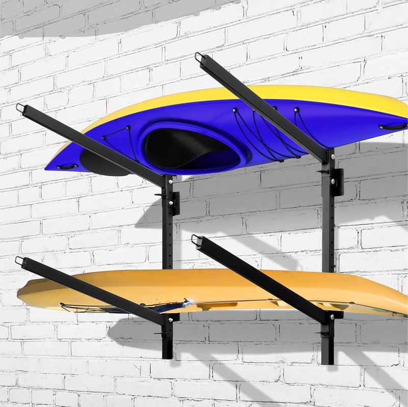 BTRAM Kayak Storage Rack, Heavy Duty Freestanding Sup Storage Stand for Outdoor Use, Storage Rack for Kayaks, SUPs, Canoe and Paddleboard,… - Image 1